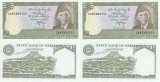 2 x 1984 , 10 rupees ( P-39a.3.2 ) - Pakistan - stare aUNC Serie consecutiva !