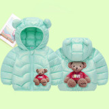 Geaca vernil din fas pentru copii - Love Teddy (Marime Disponibila: 3 ani), Superbaby