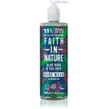 Faith In Nature Aloe Vera &amp; Tea Tree Hand Wash Săpun lichid pentru m&acirc;ini 400 ml