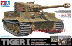 + Kit 1/35 Tamiya 25109 - German Tiger I Tank Late Version + 8 figurine + foto