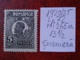 1920- Romania- Ferd. b. mic Mi265a-sarniera, Nestampilat