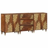 Cumpara ieftin Set de Mobilier pentru Baie 3 Piese Lemn Solid de Mango
