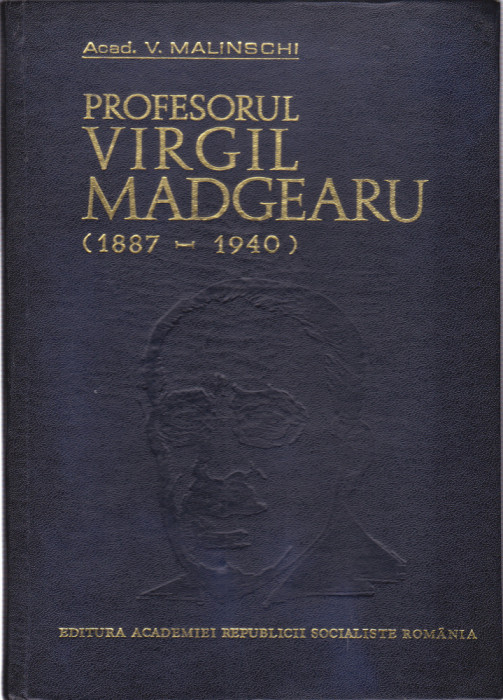 AS - V. MALINSCHI - PROFESORUL VIRGIL MADGEARU (1887-1940)