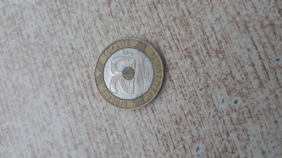 Franța-20 francs 1992. foto