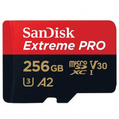 Card Sandisk Extreme Pro MicroSDXC 256GB Clasa 10 + Adaptor SD foto