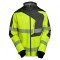 Bluză softshell XXL galben-gri fluorescent