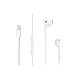 Handsfree Casti EarPods Apple iPhone 5s MMTN2ZM/A, Cu microfon, Lightning, Alb