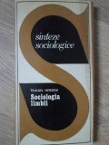 Sociologia Limbii - Traian Herseni, Editura Stiintifica 1975, Sociologie, Limba Romana