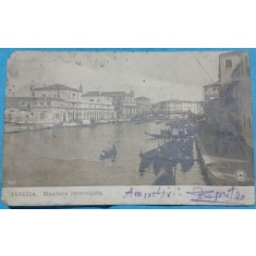 Carte Postala, Venezia, Stazione ferroviaria, 1917
