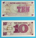 Marea Britanie 10 New Pence 1972 &#039;Fortele Armate Britanice&#039; UNC