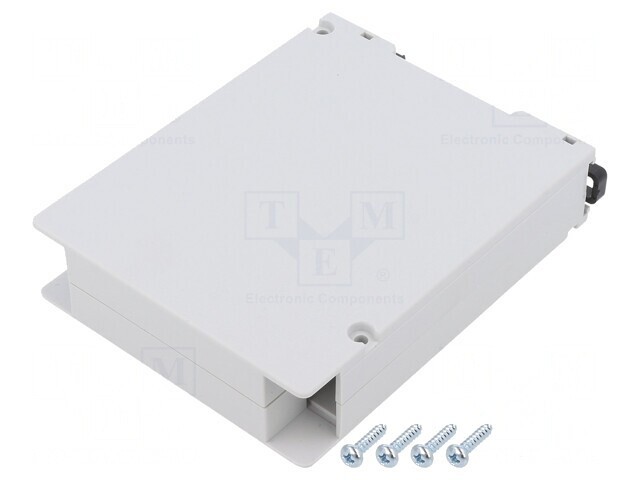 Carcasă pentru șină DIN ABS gri 80x17.7x103mm
