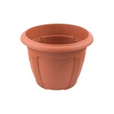 Ghiveci Flori Plastic Teracota 19x16cm, 2.5L, Standard, Gradina, Interior/Exterior, Rezistent