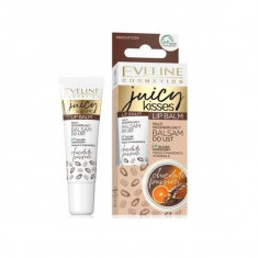 Balsam de buze, Eveline Cosmetics, Juicy Kisses Chocolate Passion Lip Balm, 12 ml foto