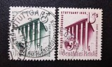 Germania Reich-ul German 1939 Expoziția Horticolă și Ziua Germanilor din Străinătate Stuttgart 2v Serie Ștampilată - A0040