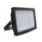 Proiector 100W LED alb 4000K slim negru IP65