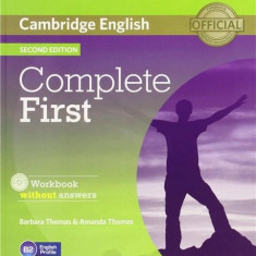 Complete First Workbook - without Answers with Audio CD | Barbara Thomas, Amanda Thomas