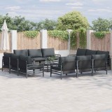 vidaXL Set de canapele pentru grădină 13 pcs Antracit Oțel