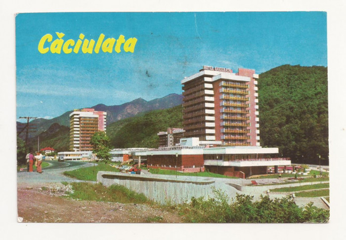 RC15 -Carte Postala- Coaciulata, Hotel Caciulata si Cozia, circulata 1987