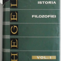 Istoria filozofiei, vol. I – Hegel (supracoperta uzata)