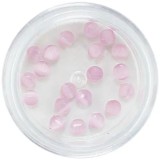 Cumpara ieftin Decorații de unghii mov deschis, 3mm - strasuri rotunde, INGINAILS