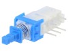 Comutator DPDT OFF-ON 0.1A 30VDC