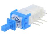 Comutator DPDT OFF-ON 0.1A 30VDC