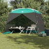 VidaXL Corturi verde-albăstriu 320 x 320 x 218 cm Poliester 4100689