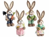 Cumpara ieftin Set 4 figurine Iepurasi Paste 12x11x33H