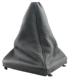 Husa schimbator viteze Peugeot 406 (1999-2004), Burduf, Husa din piele neagra