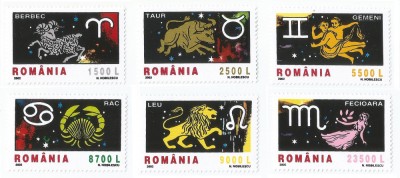 Romania, LP 1576/2002, Semnele Zodiacului (II), MNH foto