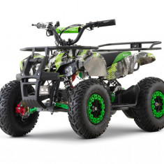 ATV electric pentru copii NITRO Torino Quad 1200W 48V Big Tyre, culoare Green Grafiti