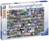 Puzzle Europa 99 Locuri, 3000 Piese, Ravensburger