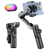 Stabilizator telefon gimbal Aochuan 3 SMART XE, trepied si lampa RGB inclusa, 3 axe aplicatie dedicata
