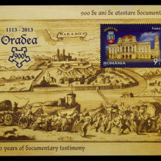 RO 2013 LP 1992 "Oradea-900 ani de atestare " , colita nr.567 , MNH