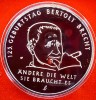 (A61) MONEDA DIN ARGINT GERMANIA - 20 EURO 2023, LIT. J, 125 ANI NASTEREA LUI BELTOLT BRECHT, STARE PROOF, Europa