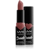 NYX Professional Makeup Suede Matte Lipstick ruj mat culoare 05 Brunch Me 3.5 g