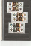 ROMANIA 2023 LP 2410 LP 2410 a CENTENARUL CONSTITUTIEI ROMANIEI INTREGITE 2 SERII CU VINIETE + COLITA MNH NESTAMPILATE, Nestampilat
