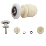 Rola simpla Leziter G-40 pentru cabina de dus, reglabila excentric, diametru 21.8mm, compatibila sticla 4-5mm, lungime 39mm