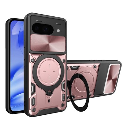 Husa Google Pixel 9a Techsuit CamGuard Pro, roz auriu foto