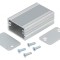 Carcasă aluminiu gri AKG 33x50x20 mm