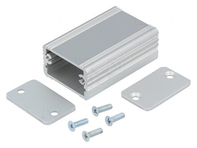Carcasă aluminiu gri AKG 33x50x20 mm