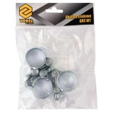 Vorel 73792 - Coliere metalice pentru tevi 29 mm 31 mm - inch