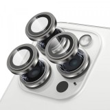 Folie de protectie Camera Spate Lito S+ pentru Apple iPhone 13 Pro Max / 13 Pro, Sticla Securizata, Gri