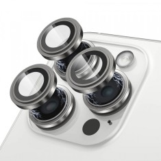 Folie de protectie Camera Spate Lito S+ pentru Apple iPhone 13 Pro Max / 13 Pro, Sticla Securizata, Gri