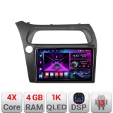 Navigatie Honda Civic Hatchback 2006-2012 A-hatchback 4+64 InCell Display 1K Android Waze USB Navigatie Internet Youtube Radio