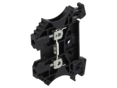 Conector &Icirc;mbinare Șine 2,5mm2 Piste 1 Borne 2 Negru TS35