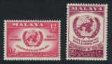 Malaya 1958 - Conferința ECAFE, serie neuzata