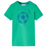 Tricou pentru copii, verde, 92 GartenMobel Dekor, vidaXL