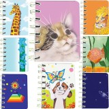 Cumpara ieftin Set 8 carnete cu spira 7 x 10 cm, 75 foi veline