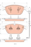 Set placute frana fata TRW GDB1884